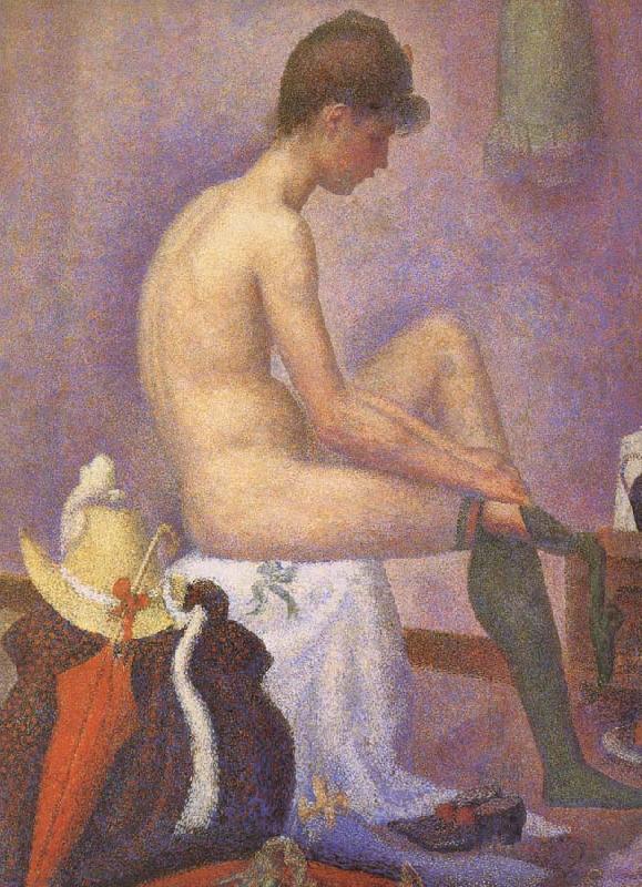 Georges Seurat The Post of Woman